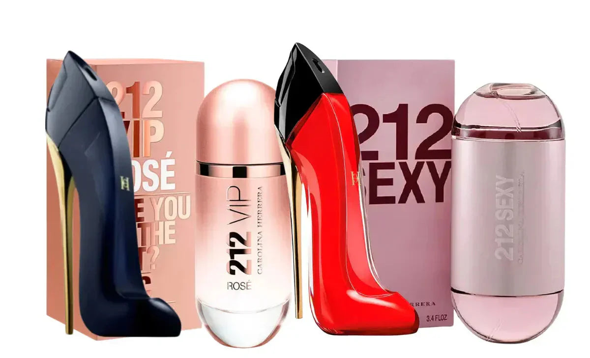 Parfümset mit 4 Parfüms | Good Girl, Good Girl Very, 212 Vip Rose, 212 Sexy