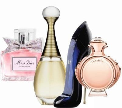 Parfümset mit 4 Parfüms | Miss Dior + J'adore + Good Girl + Olympéa – 100 ml